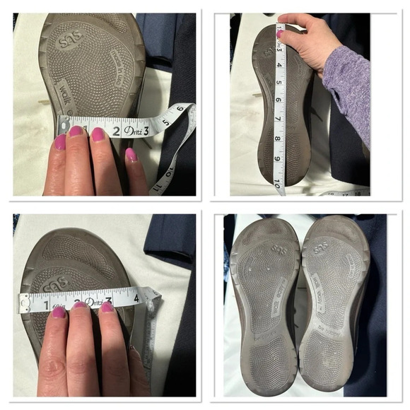 2 Pairs.  S.A.S. Walk Easy Shoes, Sage and Chocolate Nubuck (6.5) - Picture 6 of 16